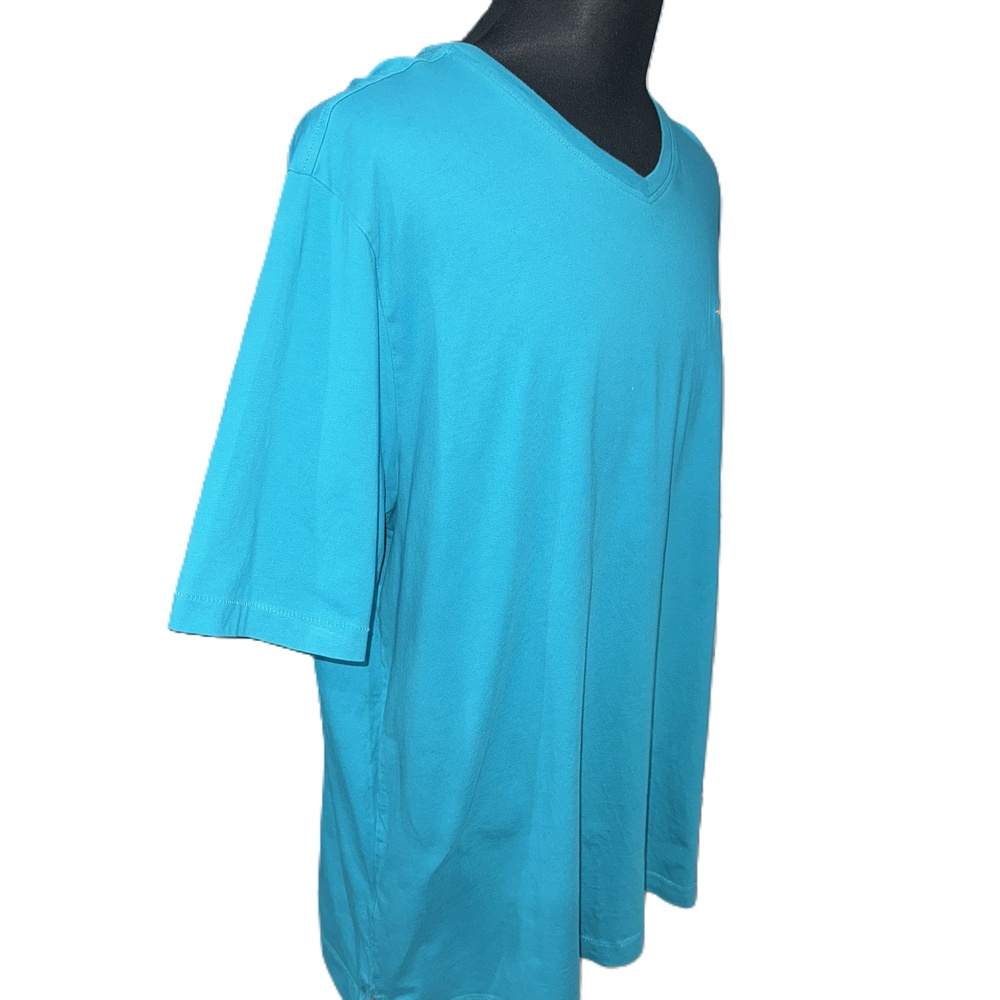 Tommy Bahama New Bali Skyline V Neck T-Shirt in Blue-Size XXL - Picture 7 of 10
